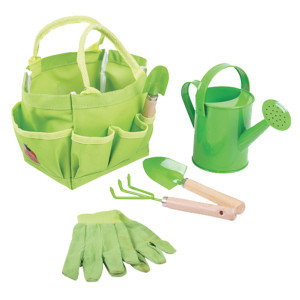 BORSA CON 5 ATTREZZI DA GIARDINAGGIO BAMBINO CWR COD. BJ279