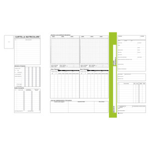 CARTELLINA MATRICOLARE CON VANO PORTADOCUMENTI 32,5X25,5CM COD. 7420N0000G CONFEZIONE DA 40