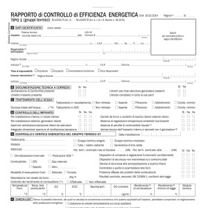 RAPPORTO DI CONTROLLA EFFICIENZA ENERGETICA T1 SNAP 3 COPIE 8843T1000G COD. 8843T1000G CONFEZIONE DA 20