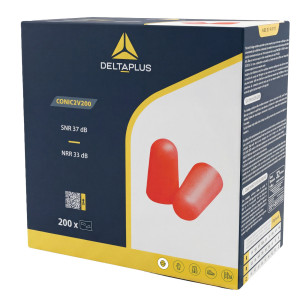 DISPENSER 200 PAIA DI TAPPI AURICOLARI MONOUSO COD. CONIC200JA