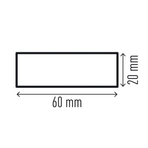 PROFILO PARACOLPI PER SUPERFICI S18 GIALLO/NERO DURABLE COD. 1108-130