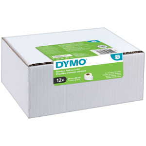 VALUE PACK 12 ROTOLI ETICHETTE LW INDIRIZZI STANDARD 28X89MM BIANCO DYMO COD. 2093091