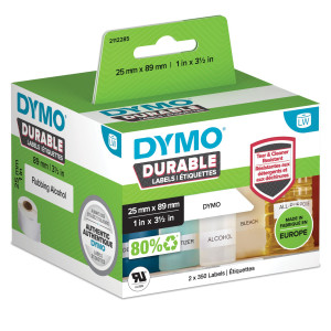 ETICHETTE DURABLE INDUSTRIAL DIM. 25X89MM 350X2 RT MULTIUSO COD. 2112285