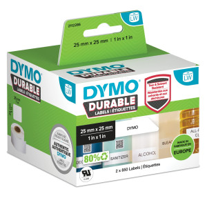 ETICHETTE DURABLE INDUSTRIAL DIM. 25X25MM 850X2 RT MULTIUSO COD. 2112286