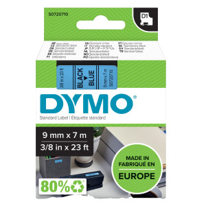 NASTRO DYMO TIPO D1 (9MMX7M NERO/BLU 409160 COD. S0720710