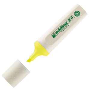 EVIDENZIATORE 24 ECOLINE GIALLO EDDING COD. 4-24005 CONFEZIONE DA 10