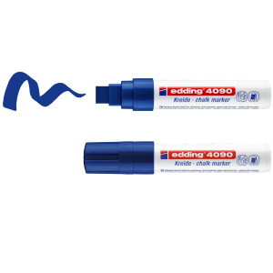 ASTUCCIO 5 MARCATORI EDDING 4090 PUNTA SCALPELLO GESSO LIQUIDO COL.ASS. STD. COD. 4-4090 099