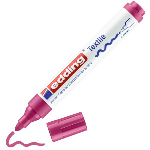 ASTUCCIO 5 COLORI CALDI PER TESSUTO PUNTA 2,0-3,0MM EDDING COD. E-4500/5S-999