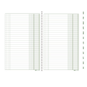 SCADENZARIO SPIRALATO GEN-DIC 24X17CM 36+12 FG E4023 EDIPRO COD. E4023