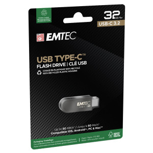 EMTEC MEMORIA TYPE-C  C280 32GB COD. ECMMD32GC283