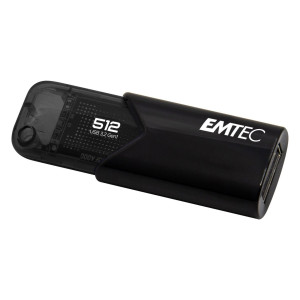 EMTEC MEMORIA USB B110 USB3.2 CLICKEASY 512GB NERA COD. ECMMD512GB113
