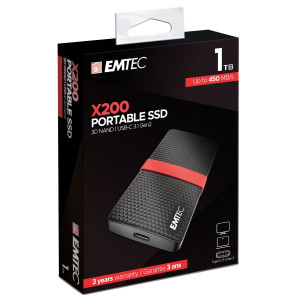 EMTEC HARD DISK SSD ESTERNO DA 1 TERABYTE (3.1) COD. ECSSD1TX200