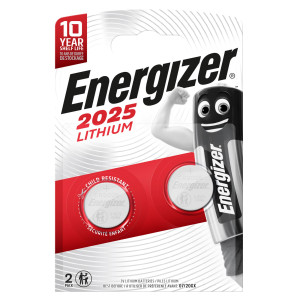 BLISTER 2 PILE CR2025 LITHIUM - ENERGIZER SPECIALISTICHE COD. E304126902