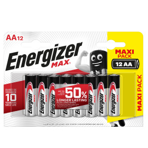 BLISTER 12 PILE STILO AA - ENERGIZER MAX COD. E303324905