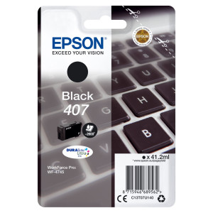 CARTUCCIA EPSON NERO 407L 38,1 ML COD. C13T07U140