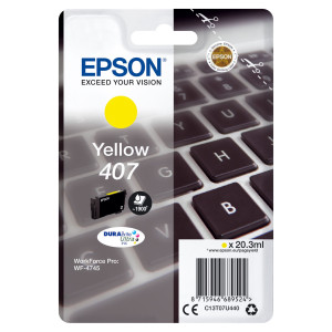 CARTUCCIA EPSON GIALLO 407L 38,1 ML COD. C13T07U440