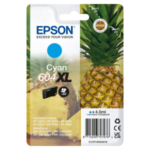 EPSON CARTUCCIA 604XL ANANAS CIANO 4 ML COD. C13T10H24010