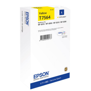TANICA INCHIOSTRO A PIGMENTI GIALLO EPSON DURABRITE ULTRA, L WF-8XXX SERIES COD. C13T75644N