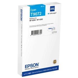 TANICA INCHIOSTRO A PIGMENTI CIANO EPSON DURABRITE ULTRA XXL COD. C13T90724N