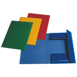 CARTELLINA C/ELASTICO C46 VERDE 25X35CM COD. 390346180 CONFEZIONE DA 5