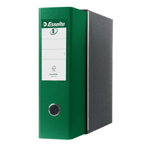 REGISTRATORE EUROFILE G53 VERDE DORSO 8CM F.TO COMMERCIALE ESSELTE COD. 390753180