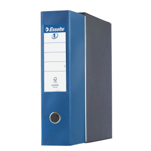 REGISTRATORE EUROFILE G55 BLU METAL DORSO 8CM F.TO PROTOCOLLO ESSELTE COD. 390755960