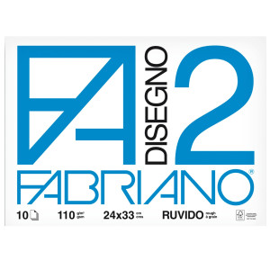 ALBUM P.M. FABRIANO2 (24X33CM 10FG 110GR RUVIDO COD. 04004105 CONFEZIONE DA 10