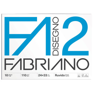 ALBUM P.M. FABRIANO2 (24X33CM 10FG 110GR RUVIDO COD. 04004105 CONFEZIONE DA 10