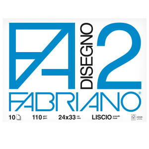ALBUM P.M. FABRIANO2 (24X33CM 10FG 110GR LISCIO COD. 04204105 CONFEZIONE DA 10