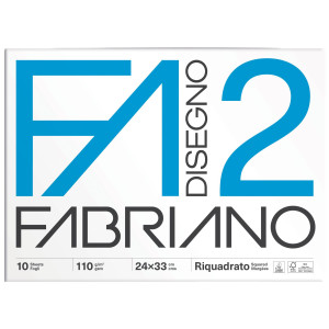 ALBUM P.M. FABRIANO2 (24X33CM 10FG 110GR LISCIO SQUADRATO COD. 04204205 CONFEZIONE DA 10
