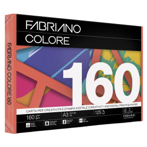 CARTA FABRIANO COLORE A3 160GR 125FG COL.FORTI ARANCIO COD. 75916042