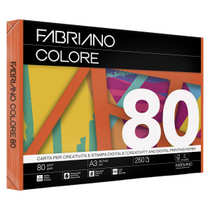 CARTA FABRIANO COLORE A3 80GR 250FG COL.FORTI ARAGOSTA COD. 74429742