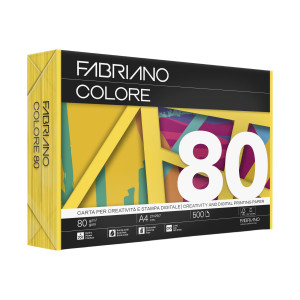 CARTA FABRIANO COLORE A4 80GR 500FG COL.TENUE CEDRO COD. 74921297
