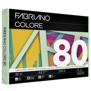 CARTA FABRIANO COLORE A3 80GR 250FG COL.TENUE ACQUAMARINA COD. 75129742