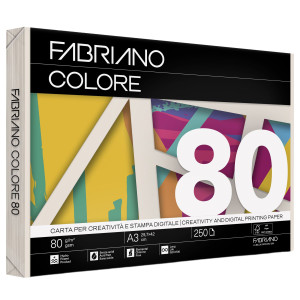 CARTA FABRIANO COLORE A3 80GR 250FG COL.TENUE AVORIO COD. 76329742