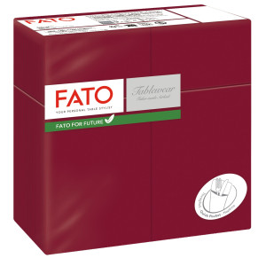 50 QUICK POCKET 40X40CM COLOR BORDEAUX LINEA AIRLAID FATO COD. 88480201