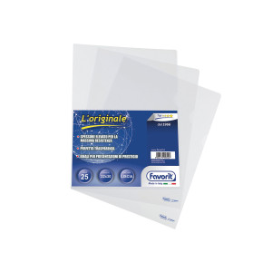 25 CARTELLINE A L 22X30 PPL LISCIO L'ORIGINALE FAVORIT COD. 100460046