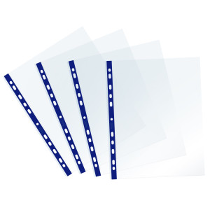 25 BUSTE FORATE C/ BANDA BLU SPRINT 22X30CM FAVORIT COD. 400159686