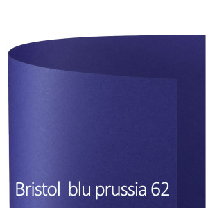 CONF.25 CARTONCINO BRISTOL COLOR 200GR 50X70CM BLU PRUSSIA 62 FAVINI COD. A35K012