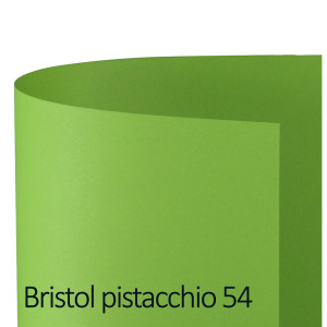 CONF.25 CARTONCINO BRISTOL COLOR 200GR 50X70CM PISTACCHIO 54 FAVINI COD. A35M012