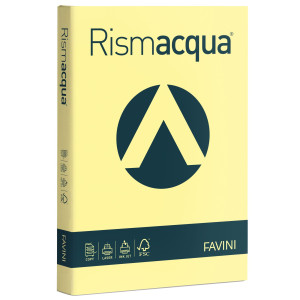 CARTA RISMACQUA 200GR A4 125FG GIALLO CHIARO 07 FAVINI COD. A672104