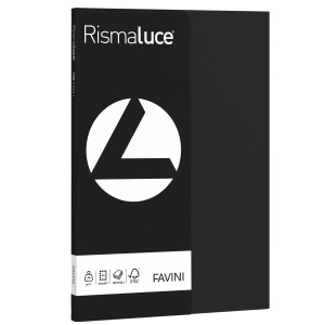 CARTA RISMALUCE SMALL A4 90GR 100FG NERO 63 FAVINI COD. A69A144