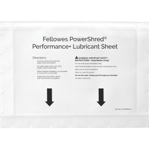 CONFEZIONE 10 FOGLI LUBRIFICANTI PERFORMANCE FELLOWES COD. 4025601
