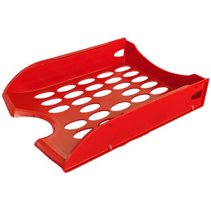 VASCHETTA PORTACORRISPONDENZA FORATE E040 ROSSO FELLOWES COD. E040RO