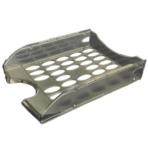 VASCHETTA PORTACORRISPONDENZA FORATE E040 FUME' FELLOWES COD. E040TGF