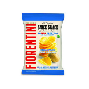 CONFEZIONE DA 30 SNICK SNAK LA NON PATATINA AL SALE DA 20GR CAD FIORENTINI COD. FISSM