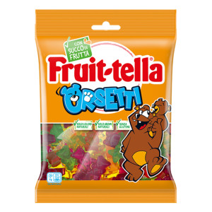 CARAMELLE GOMMOSE FRUIT-TELLA ORSETTI F.TO POCKET 90GR COD. 06385200