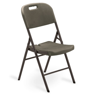 SEDIA PIEGHEVOLE IN HDPE NOCE HORECA COD. S1714196 CONFEZIONE DA 4