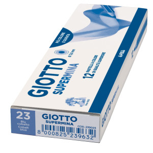 PASTELLO GIOTTO SUPERMINA MONOCOLORE BLU COBALTO 23 COD. 239023 CONFEZIONE DA 12