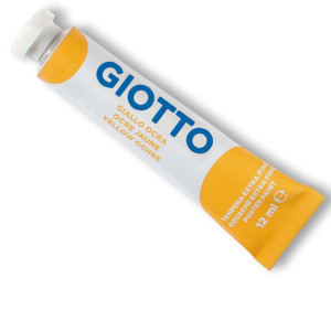TEMPERA GIOTTO TUBO 4 (12ML GIALLO OCRA 21 COD. 35202100 CONFEZIONE DA 6